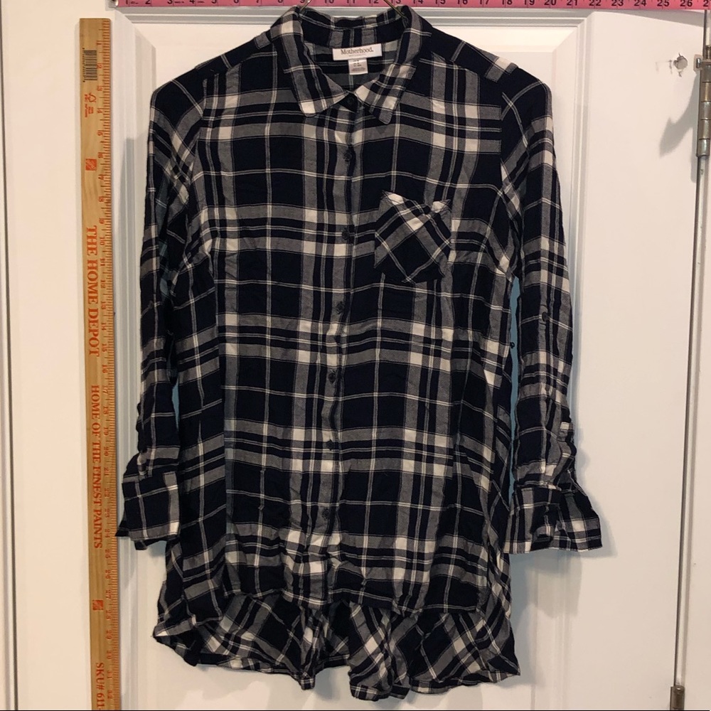 Motherhood maternity button down top.